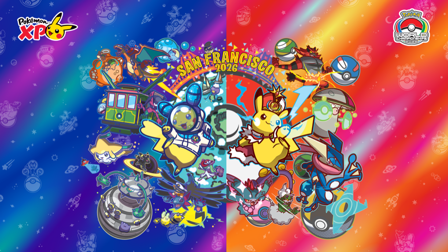 Pokemon XP and 2026 Pokemon World Championships logo.